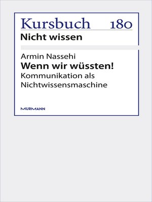 cover image of Wenn wir wüssten!